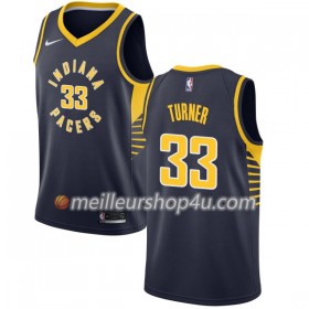 Maillot Basket Homme Indiana Pacers Myles Turner 33 Nike 2017-18 Navy Swingman